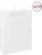 vidaXL Paper Bag for Gift White 32x42x12cm. 250pcs
