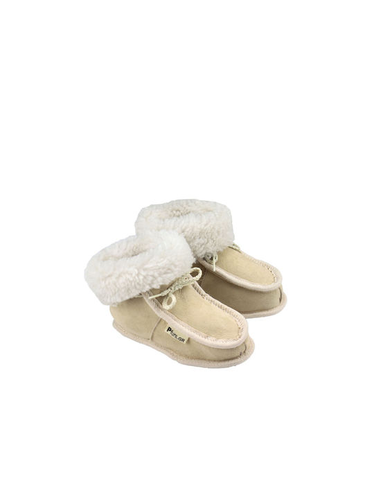 Kids Slippers Beige