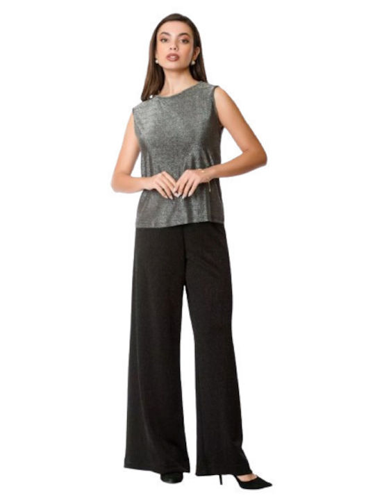 Siderati Damen Stoff Hose Black Siderati Damen Stoff Hose Black