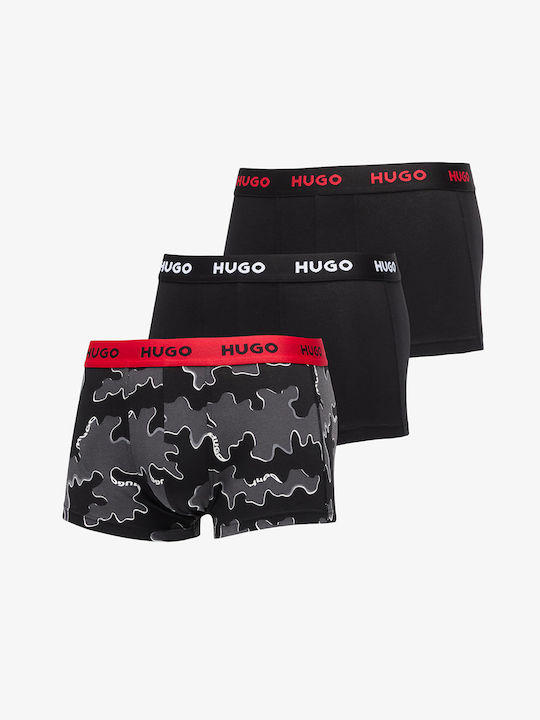 Hugo Ανδρικά Μποξεράκια Multicolor 3Pack