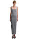 Summer Maxi Denim Grey Dress