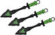 Set Drei Wurfmesser Darts 16,5 cm Etui Inklusive