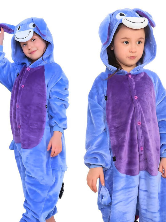 Kids Onesie Pyjamas Purple