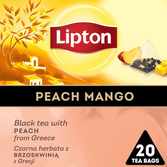 Τσάι Lipton Lipton Πυραμίδες Μαύρο Ροδάκινο Μάνγκο 20 Σακουλάκια 14280695 5063270000000