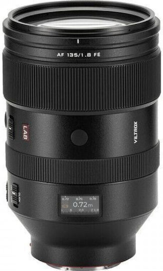 Viltrox Full Frame Φωτογραφικός Φακός AF 135mm F1.8 LAB FE για Sony E Mount Μαύρος
