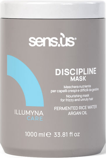 Illumyna Care Discipline Mask 1000ml Deep Nourishing Care Mask for Frizzy Unruly Hair
