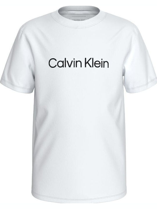 Calvin Klein Детска тениска Bright White Logo