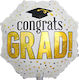 18" Μπαλόνι Αποφοίτησης Οκτάγωνο Congrats Grad