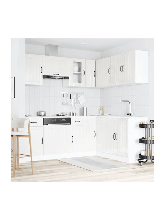 Vidaxl 11-teilige Küchenmöbel-Set Kalmar Holzwe...