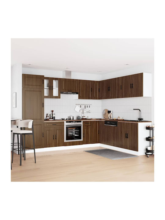 Vidaxl 14-Piece Kitchen Cabinet Set Porto Engin...