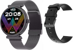 UnikWATCH Oțel inoxidabil Smartwatch (Negru)