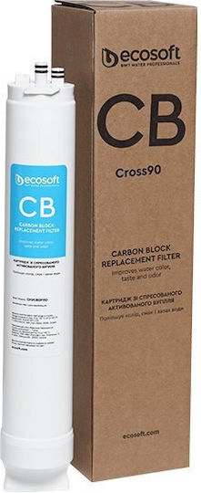 Ecosoft Ανταλλακτικό Φίλτρο Νερού Αντίστροφης Όσμωσης από Ενεργό Άνθρακα Cross90