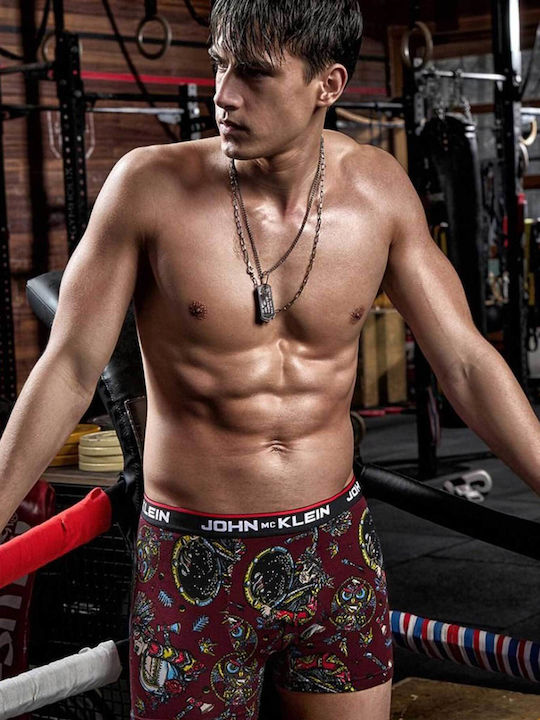 Herren Boxershorts Indian mit Mustern 1Packung