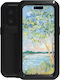 Love Mei Hülle iPhone 16 Pro Max Panzerglas Schwarz