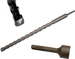 Bass Polska Burghiu cu Patru Tăișuri Carbură cu Tija SDS Plus pentru Materiale de construcție 22x450mm