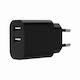 Gembird Wireless Charger with 2 USB-A Output Ports 12W Black