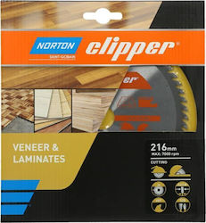 Norton Schleifscheibe Holz 216mm
