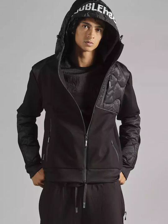 DoubleHood Jacket Black