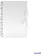 Artemio 21x29.7cm WITHOUT LINES WITH 40 WHITE SHEETS Wedding Wish Book White