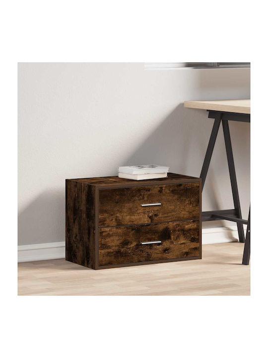 Office Storage Chipboard Cabinet Smoky Oak L60x...