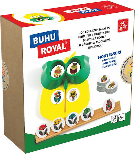Joc de Societate Buhu Royal pentru 2-4 Jucători 7+ Ani D-Toys
