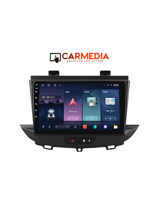 Carmedia Автомобилна Аудио Система (Блутут/USB/WiFi/GPS/Apple-Carplay/Android-Auto) с Тъчскрийн 9"