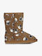Chestnut Lederne Kinder-Schneestiefel Braun