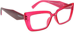Oramont Damen Lesebrille +1.25 in Fuchsie Farbe...