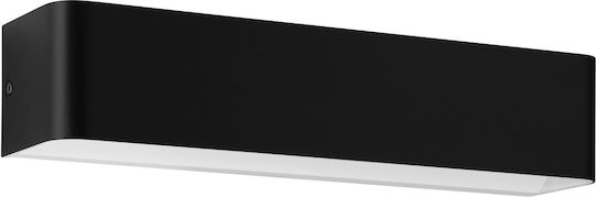 Eglo Sania Lamp Wall with Integrated LED and Warm White Light Black 36.5x9x8cm