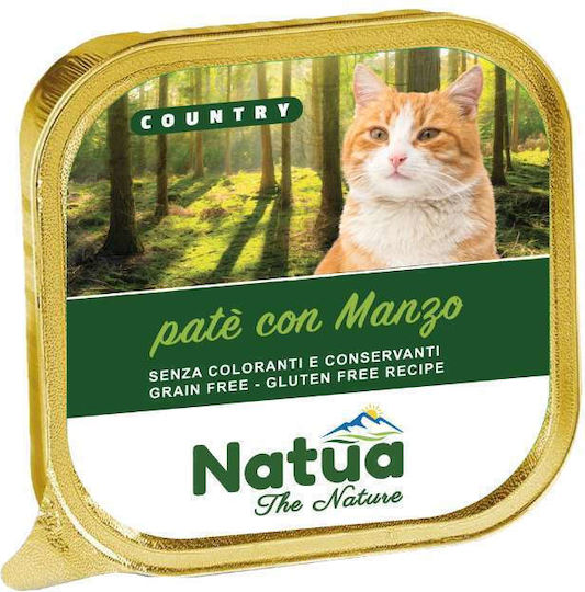 Natua Wet Food for Cats in Trays with Beef 100gr