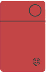 Hyperloq NeoCard Apple Find My Κόκκινο Hyperloq NeoCard Apple Find My Κόκκινο