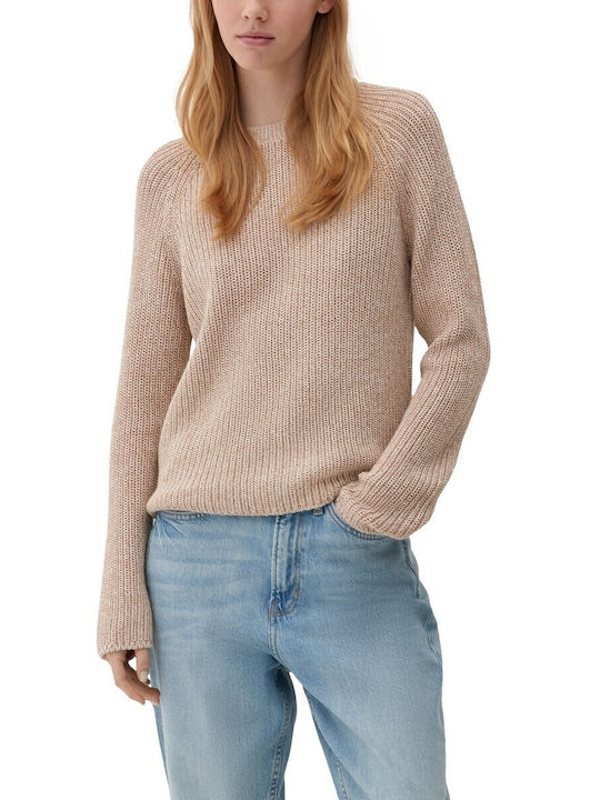 QS Women's Sweater Cotton Beige