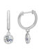 Brizzling Cercei din Argint cu Diamant