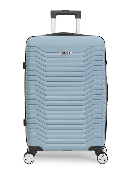 Amber Large Travel Suitcase Hard Ciell with 4 W...
