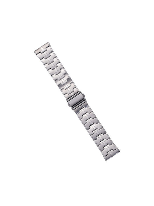 Stainless Steel Silver Strap Horizontal Line for Xiaomi Watch S1 46mm Watch S1 Active 47mm Silver
