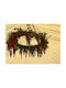 Wreath of Artificial Plants Devil's Ivy Fuchsia