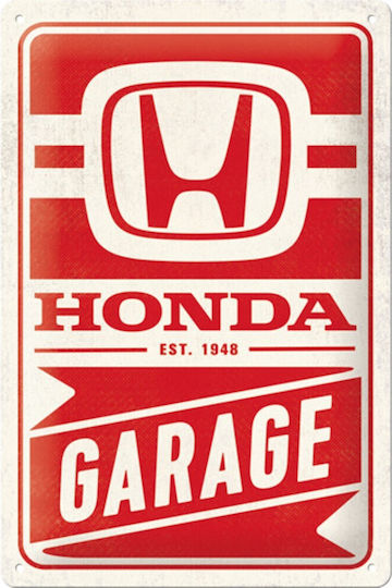Носталгичен метален знак Honda Am Garage
