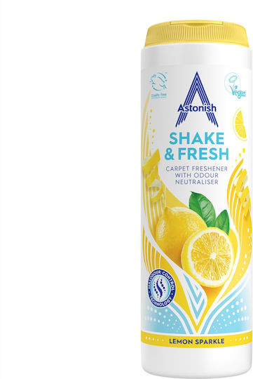 Astonish Shake & Fresh Zitrone 350g Teppichauffrischungspulver