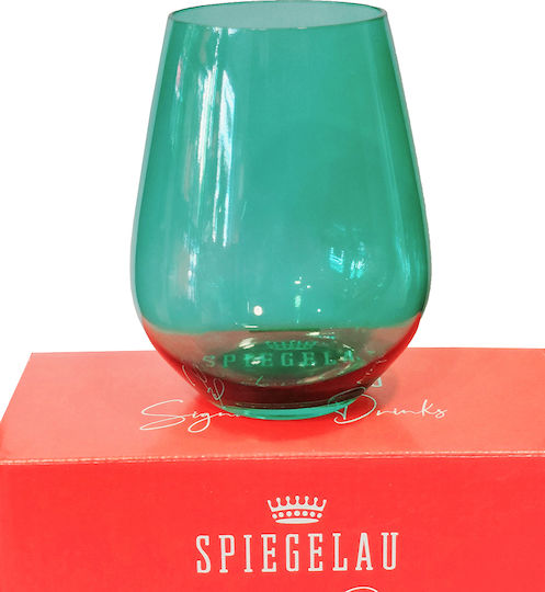 Spiegelau Set of Glasses Water made of Glass in Green Color 12pcs