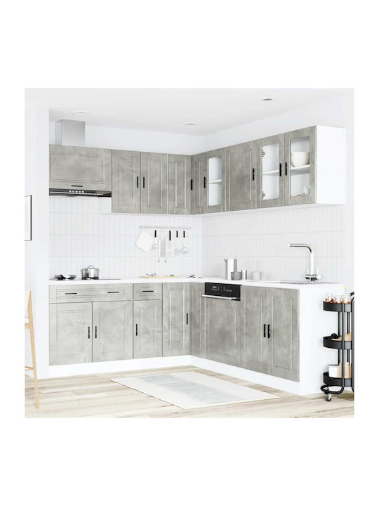 Porto Kitchen Cabinet Set Wall & Floor Processe...