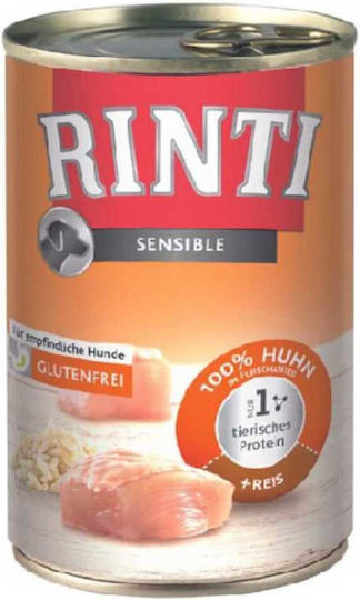 Rinti Hrană Umedă pentru Câini în Conservă cu Pui și Orez 800gr