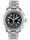 Watch-case Titanium-scratch-resistant Sapphire Men's Watch Battery with Silver Metal Bracelet