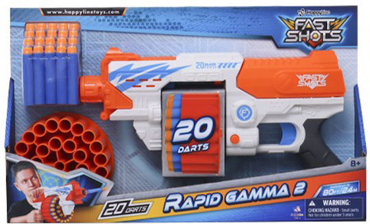 Just Toys Fast Shots Foam Dart Gun