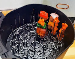 10 Pcs Barbecue Sticks 10cm Accessories Air Fryer Spices Bazaar