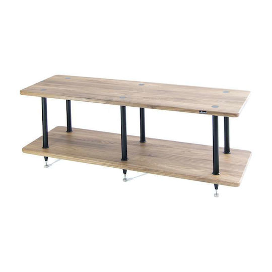 Solidsteel Rack 2 Επιπέδων Καφέ 128x46.4x41cm