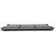Masterlan Пач панел за рафт 19" 24 порта cat6 Черен