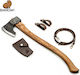 Beaver Craft AX4 Topor Distrugere Lungime 64cm cu mâner din Lemn