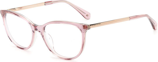 Kate Spade Διάφανος Γυναικείος Κοκκάλινος Σκελετός Γυαλιών Πεταλούδα KIMBERLEE3DVF