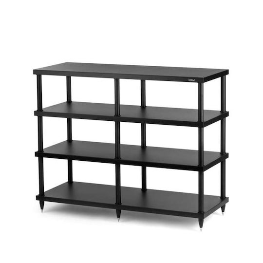 Solidsteel Hi-fi Audio & Tv Rack S4-4 Black