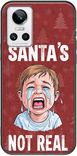 Santa's Not Real Realme GT Neo 3 Black TPU Black Silicone